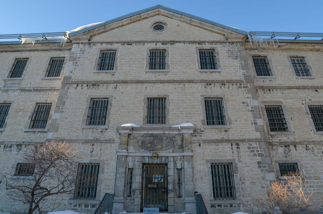 devanture prison de Trois Rivières